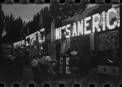Untitled photo, possibly related to: Midway attractions, State Fair, Rutland, Vermont