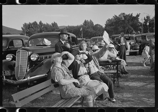 Visitors at the State Fair, Rutland, Vermont