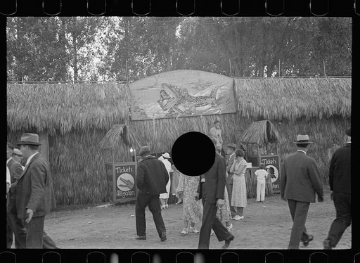 Untitled photo, possibly related to: Midway attraction, State Fair, Rutland, Vermont