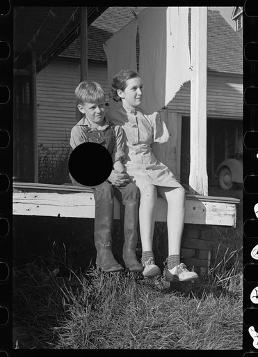 Untitled photo, possibly related to: Looking for the mail, McNally farm, Kirby, Vermont