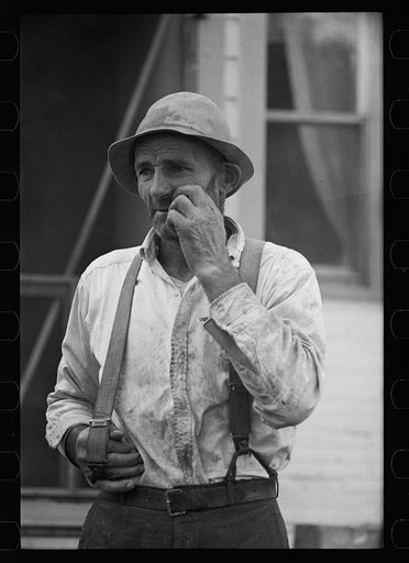 Anton Weber, resettled farmer, Tompkins County, New York