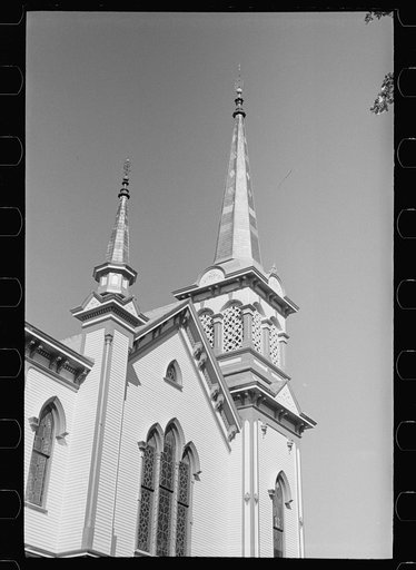 Church spires, Rockland, Maine