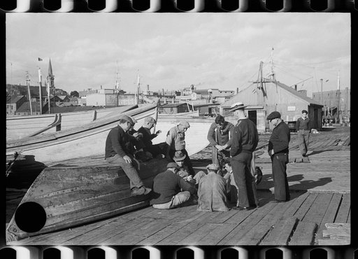 Untitled photo, possibly related to: Waterfront, Gloucester, Massachusetts