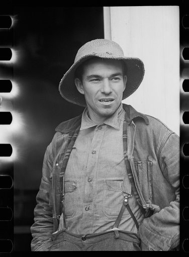 FSA (Farm Security Administration) client on farm tenancy project, Tompkins County, New York