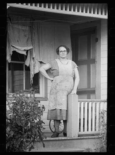Wife of resettled farm tenant, Tompkins County, New York