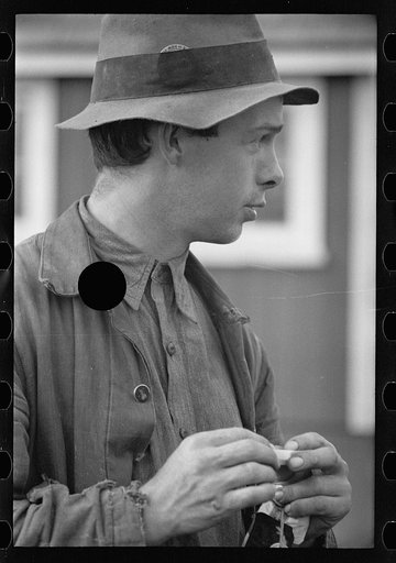 Untitled photo, possibly related to: U.S. Grant Hallett, resettled tenant farmer, Tompkins County, New York