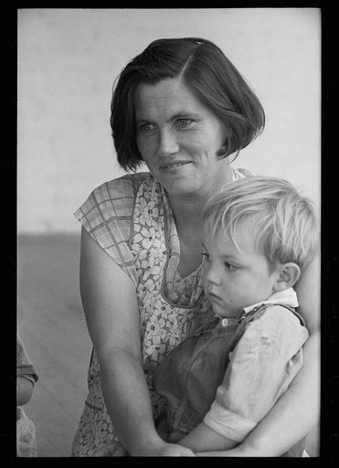 Mrs. Hallett, wife of resettled farmer, Tompkins County, New York