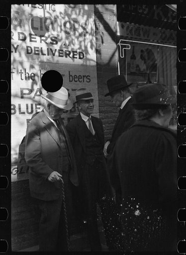 Untitled photo, possibly related to: Main street of Hagerstown on Saturday afternoon, Maryland