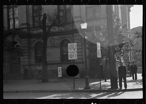 Untitled photo, possibly related to: Main street of Hagerstown on Saturday afternoon, Maryland