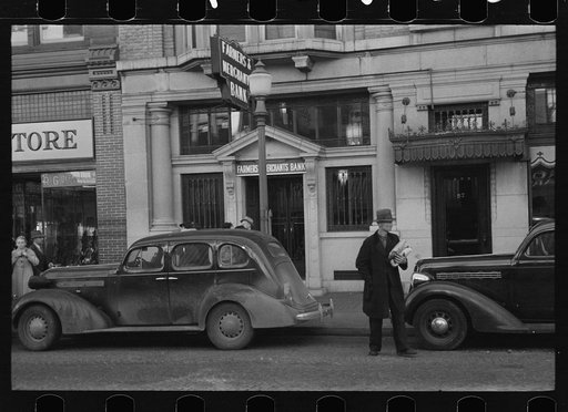 Untitled photo, possibly related to: Main street of Hagerstown on Saturday afternoon, Maryland