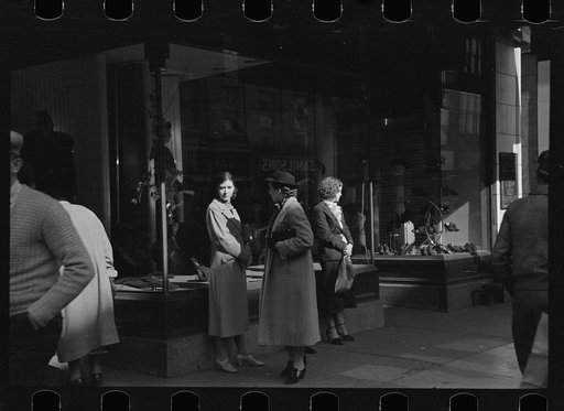 Untitled photo, possibly related to: Main street of Hagerstown on Saturday afternoon, Maryland