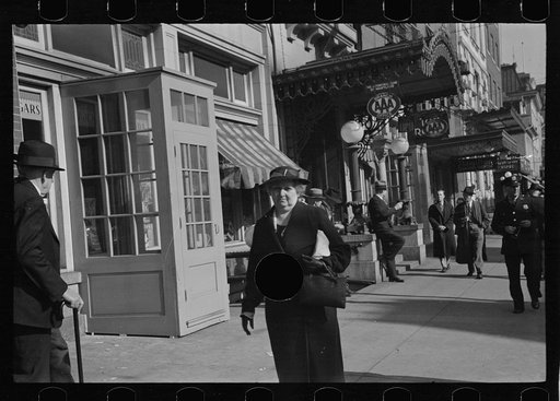 Untitled photo, possibly related to: Main street of Hagerstown on Saturday afternoon, Maryland