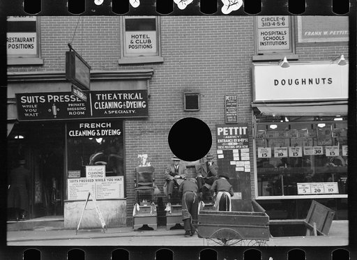 Untitled photo, possibly related to: Forty-ninth Street near Sixth Avenue, New York, New York