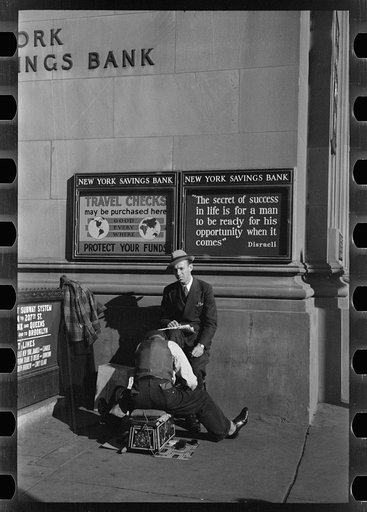 Bootblack, Fourteenth Street and Eighth Avenue, New York, New York
