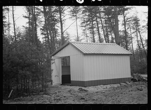Chicken house, prefabricated steel unit, Greenbelt, Maryland