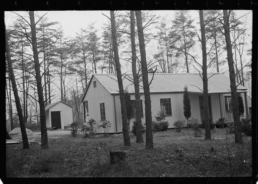 Untitled photo, possibly related to: Prefabricated steel farmhouse, Greenbelt, Maryland