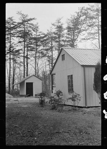 Untitled photo, possibly related to: Chicken house, prefabricated steel unit, Greenbelt, Maryland