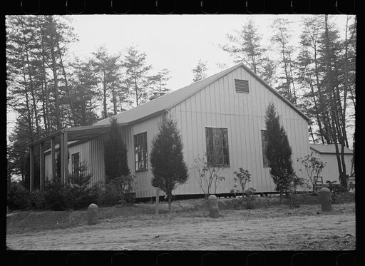 Untitled photo, possibly related to: Prefabricated steel farmhouse, Greenbelt, Maryland
