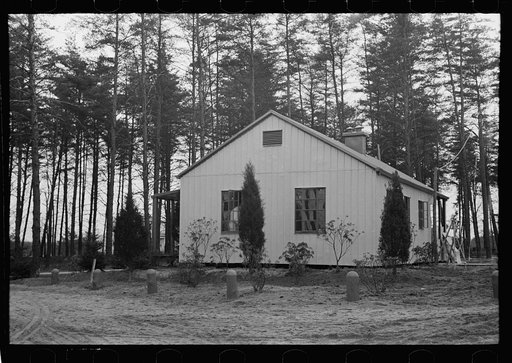Untitled photo, possibly related to: Prefabricated steel farmhouse, Greenbelt, Maryland