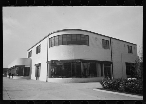 Untitled photo, possibly related to: Store buildings, Greenbelt, Maryland