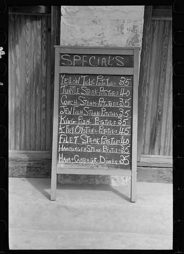 Restaurant sign, Key West, Florida