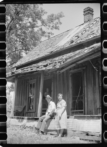 Former home of a Wabash Farms settler, (Liston Barnes) Martin County, Indiana