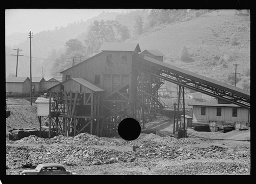 Untitled photo, possibly related to: Coal breaker, Pike County, Kentucky