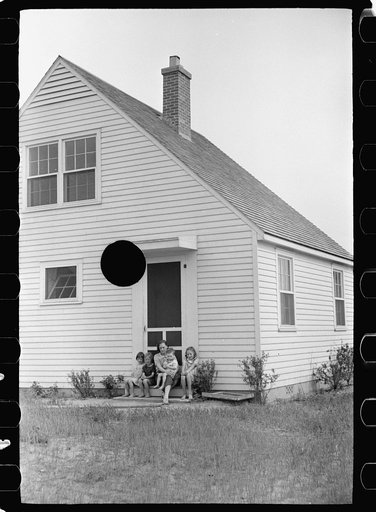 Untitled photo, possibly related to: Part-time farmer who works in Loogootee with his family, Wabash Farms, Indiana
