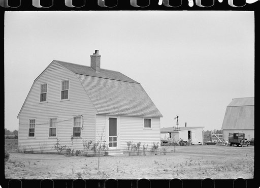 Untitled photo, possibly related to: Part-time farmer who works in Loogootee with his family, Wabash Farms, Indiana