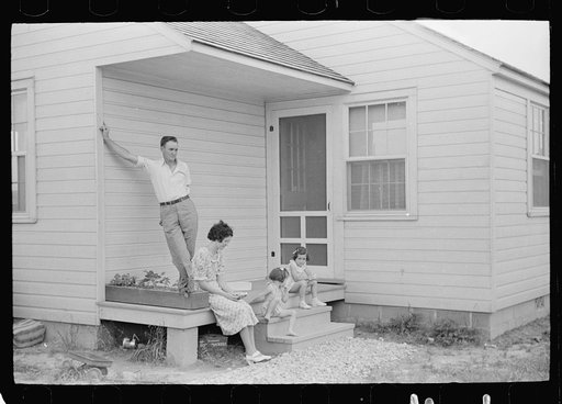 Part-time farmer who works in Loogootee with his family, Wabash Farms, Indiana