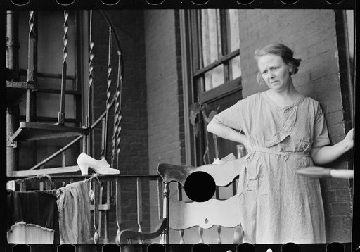 Untitled photo, possibly related to: Wife of steelworker, Pittsburgh, Pennsylvania