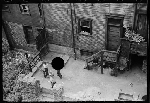 Untitled photo, possibly related to: Slums, Pittsburgh, Pennsylvania
