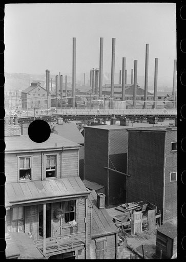 Untitled photo, possibly related to: Slums, Pittsburgh, Pennsylvania
