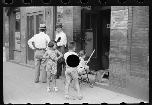 Untitled photo, possibly related to: Children playing on the street, Aliquippa, Pennsylvania