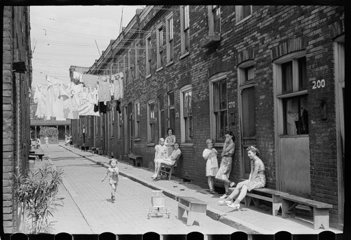 Housing conditions in Ambridge, Pennsylvania, home of the American Bridge Company