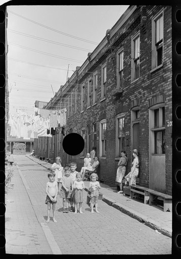 Untitled photo, possibly related to: Housing conditions in Ambridge, Pennsylvania, home of the American Bridge Company