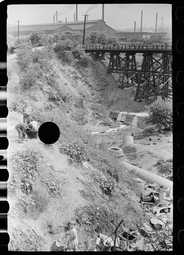 Untitled photo, possibly related to: Children at city dump, Ambridge, Pennsylvania