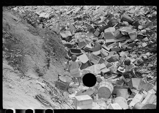 Untitled photo, possibly related to: Children at city dump, Ambridge, Pennsylvania