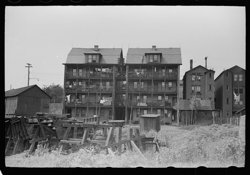 Housing conditions in Ambridge, Pennsylvania, home of the American Bridge Company