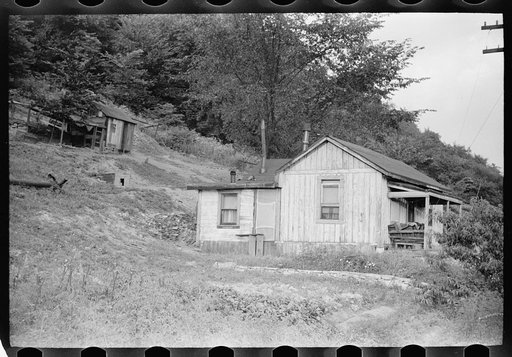 Home of steelworker who gets vegetables from his own garden. Midlands, Pennsylvania