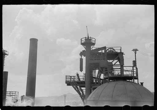 Untitled photo, possibly related to: Industrial development along Monongahela River, Pittsburgh, Pennsylvania