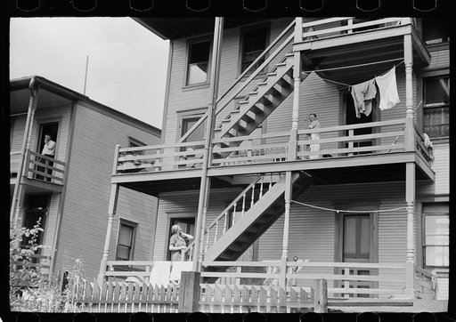 Housing in Ambridge, Pennsylvania, home of the American Bridge Company