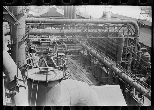 Untitled photo, possibly related to: Industrial development along Monongahela River, Pittsburgh, Pennsylvania