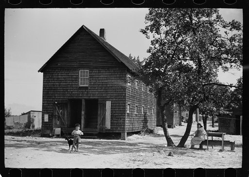 Barracks housing cranberry pickers, Burlington County, New Jersey