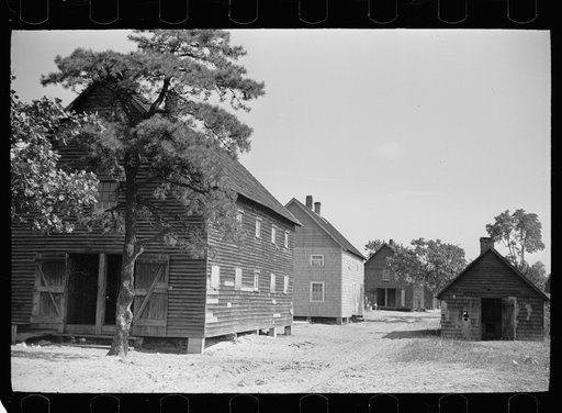 Untitled photo, possibly related to: Barracks housing cranberry pickers, Burlington County, New Jersey