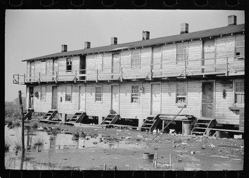 Houses inhabited by oyster workers, Shellpile, New Jersey