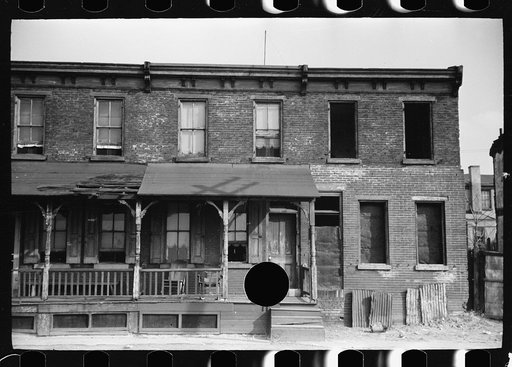 Untitled photo, possibly related to: Factory workers' homes, Camden, New Jersey