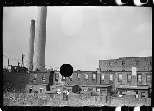 Homes near the coke plant, Camden, New Jersey