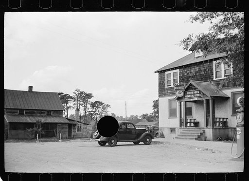 Untitled photo, possibly related to: Company store for cranberry pickers at White's Bog, Burlington County, New Jersey
