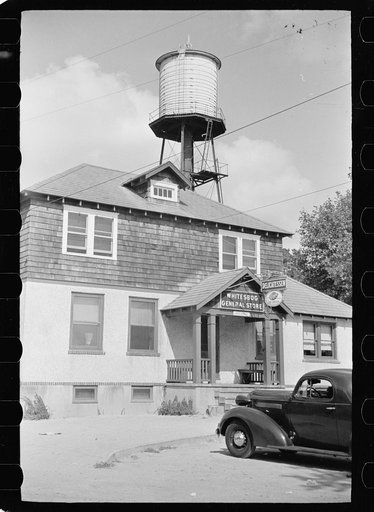 Company store for cranberry pickers at White's Bog, Burlington County, New Jersey